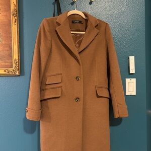 Ralph Lauren Women's Brown Pea Coat